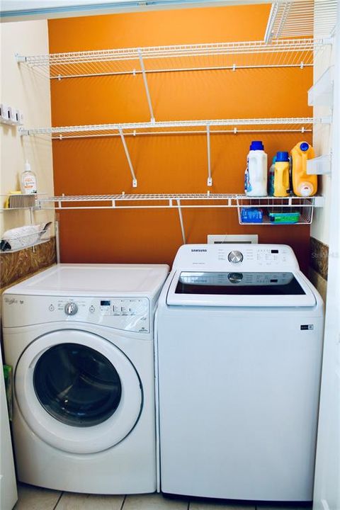 Laundry closet