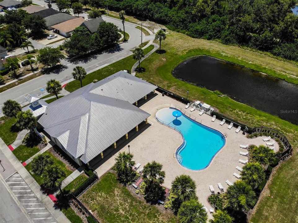 Aerial Community Pool