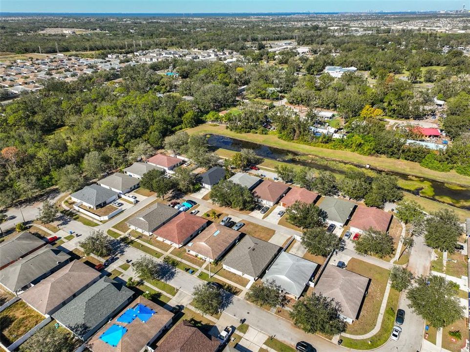 Aerial Home & Bayou Pass