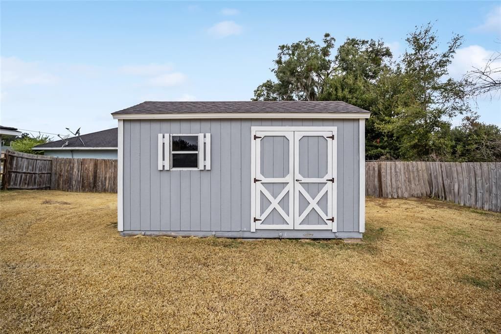 Storage Shed, Workshop