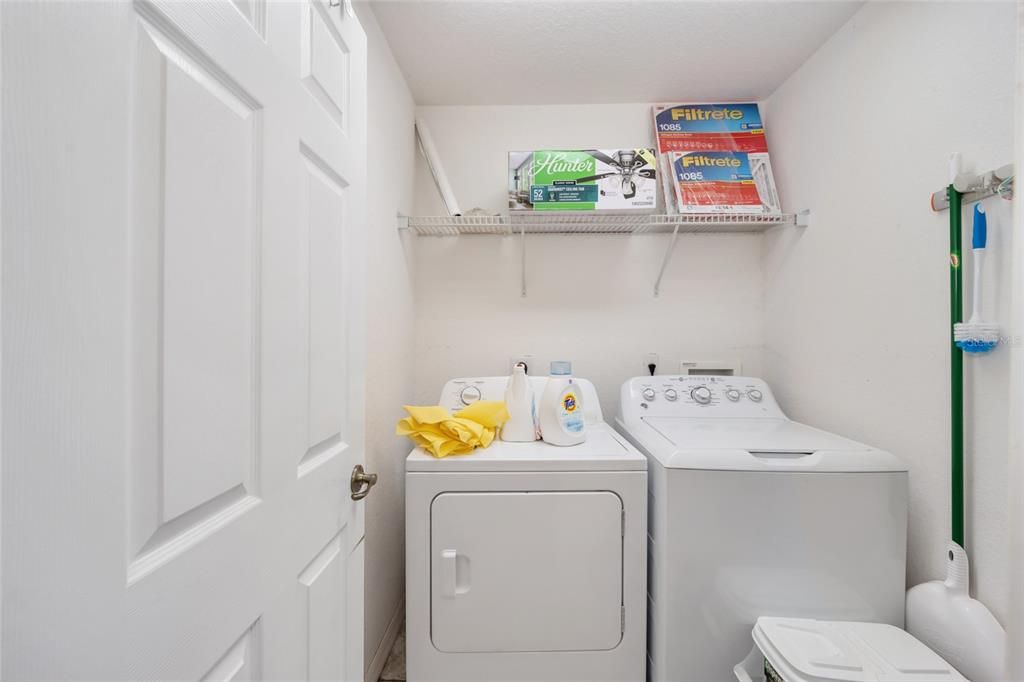 Inside Laundry with Washer & Dryer