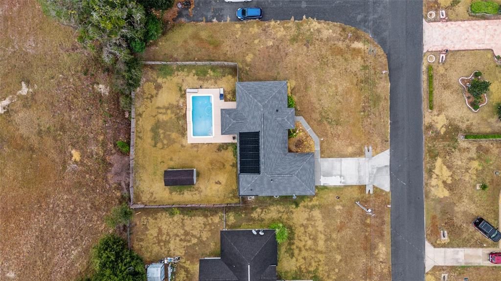 Birdseye View of Property