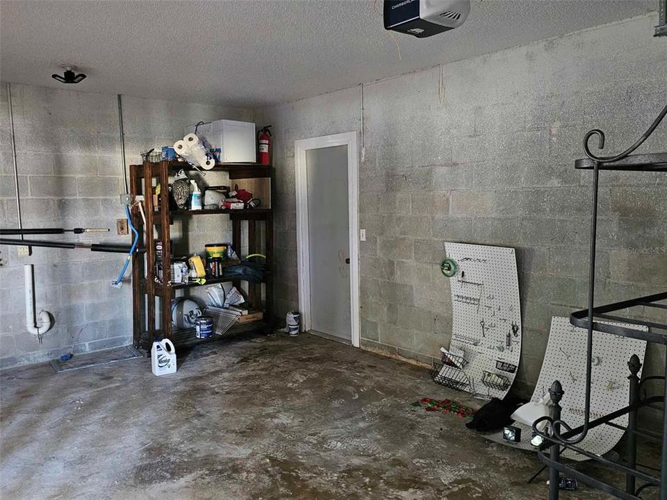 tons of storage in garage