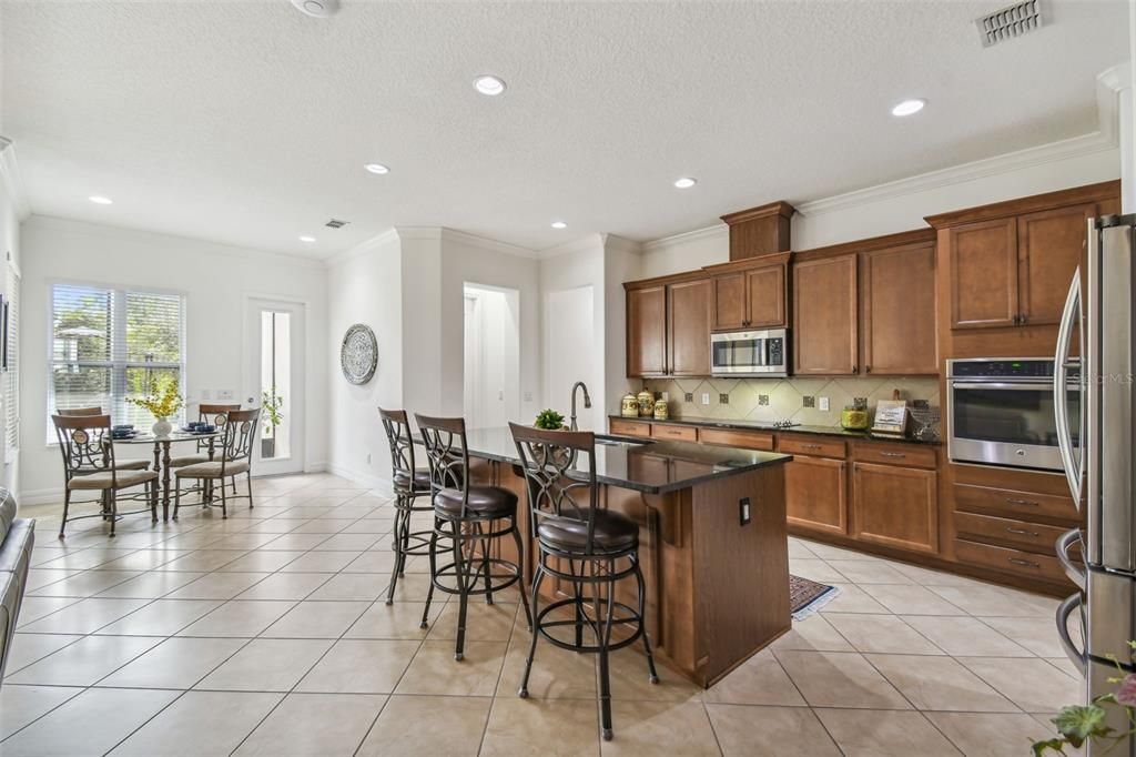 Kitchen and breakfast nook.