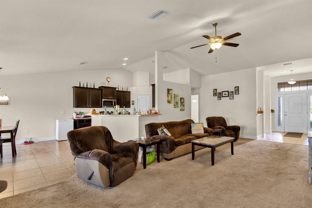 Foyer - Living Room - Breakfast Nook & Kitchen