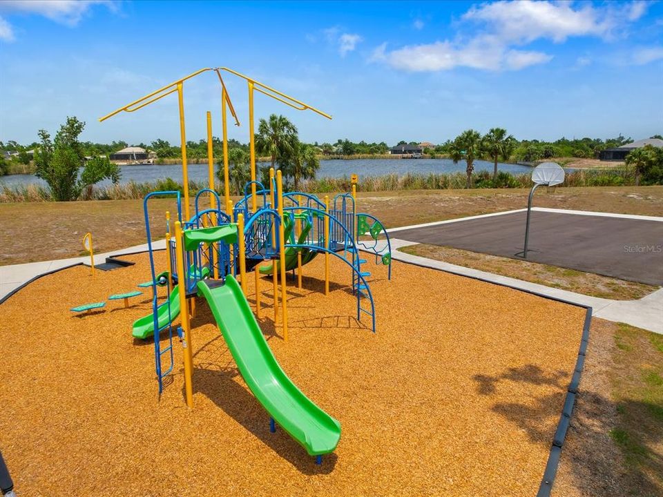 South Gulf Cove Park playground & basketball court