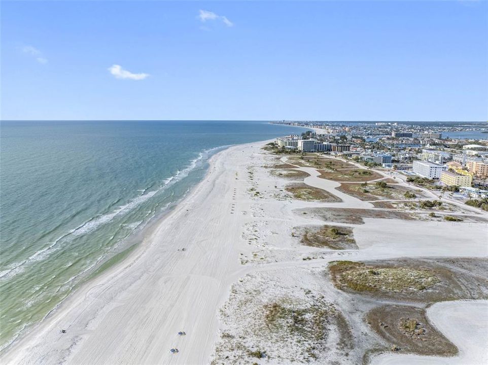 Sugar white sands of Treasure Island beaches!