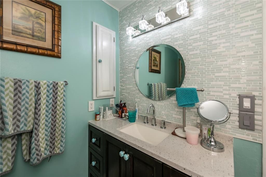 remodeled ensuite bathroom