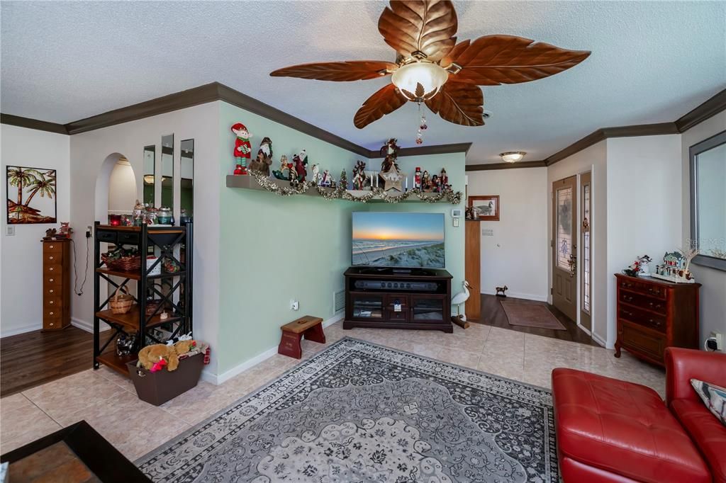 expansive living room