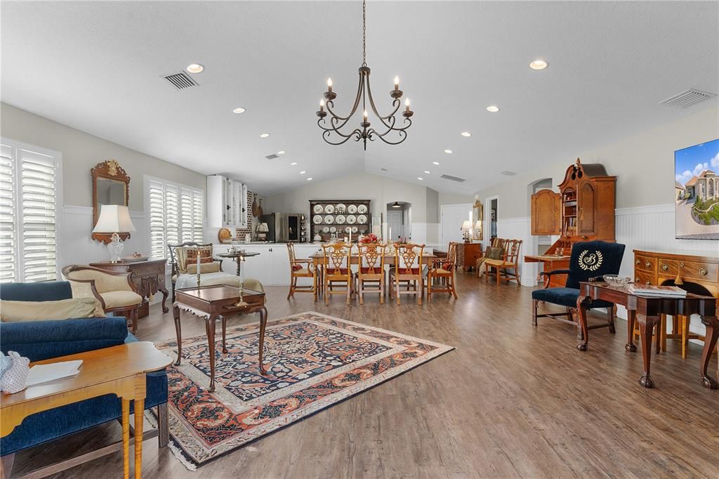 SPACIOUS LIVING AREA.