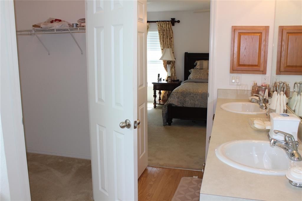 Master Bathroom Double vanities with sinks