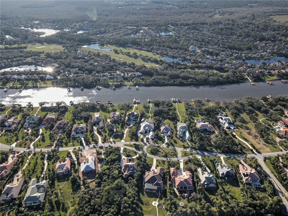 Ariel view to the West.... Intracoastal Waterway is across the street.