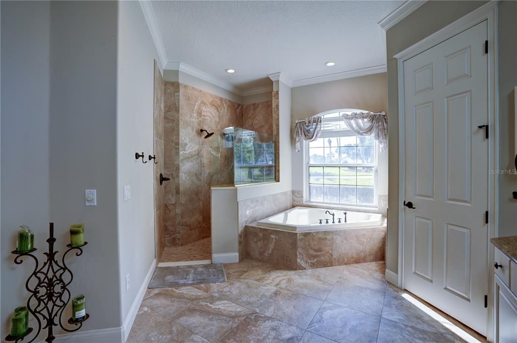 Relax in a tub for two... P.S.... Double shower heads!