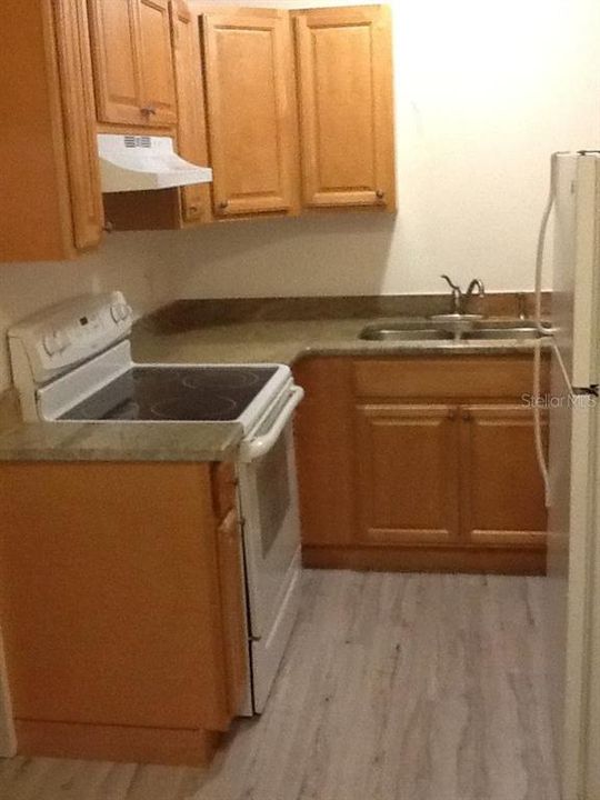 Kitchen in 1 bedroom unit