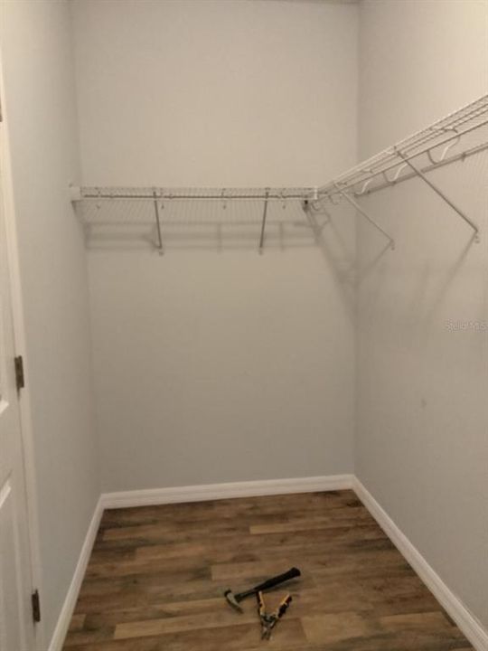 Walk-in Closet in Primary