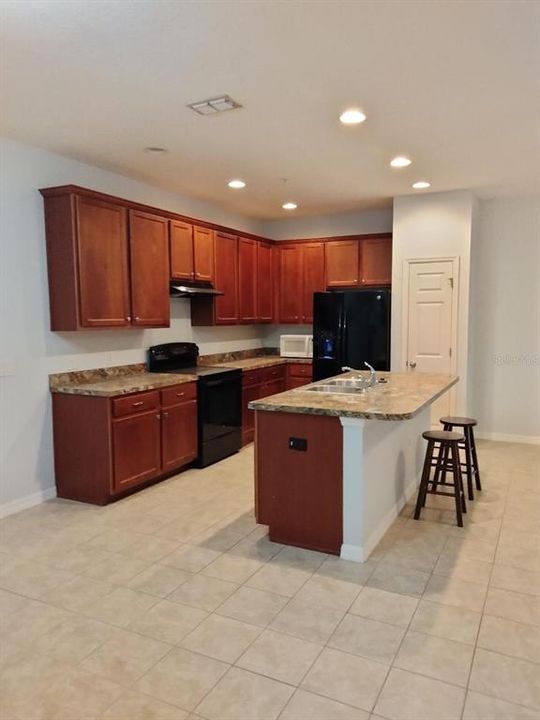 Kitchen open to all living areas