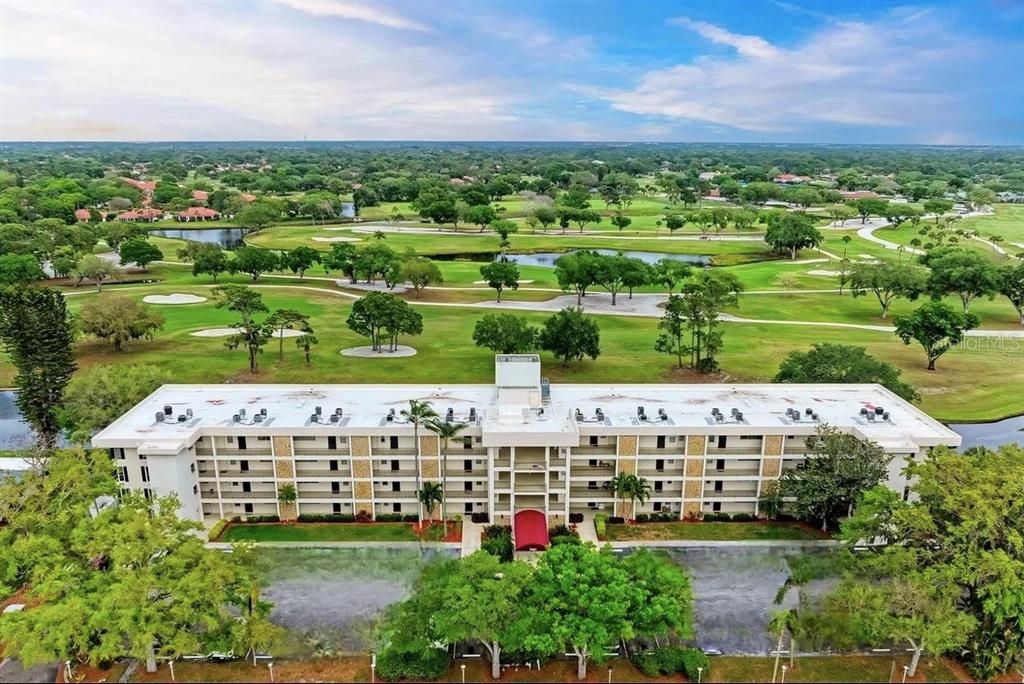 Aerial View of Building