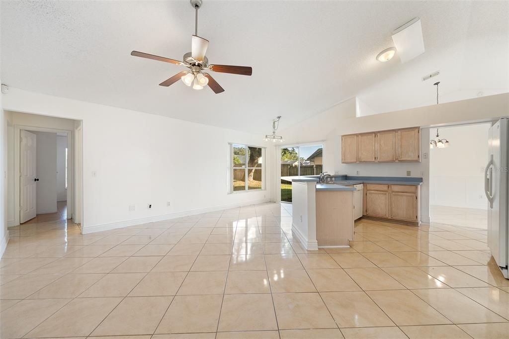 Family Room/Kitchen/Dinette