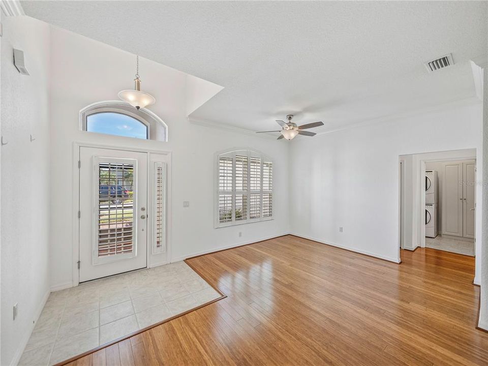 Front entry & dining room