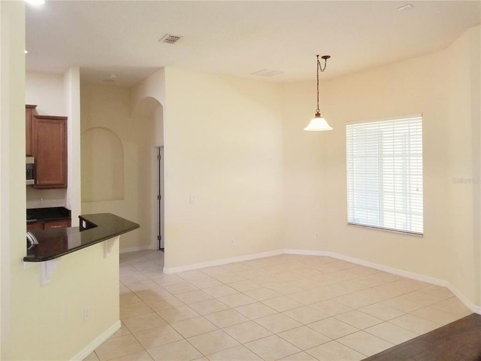 Breakfast Nook Off the Kitchen