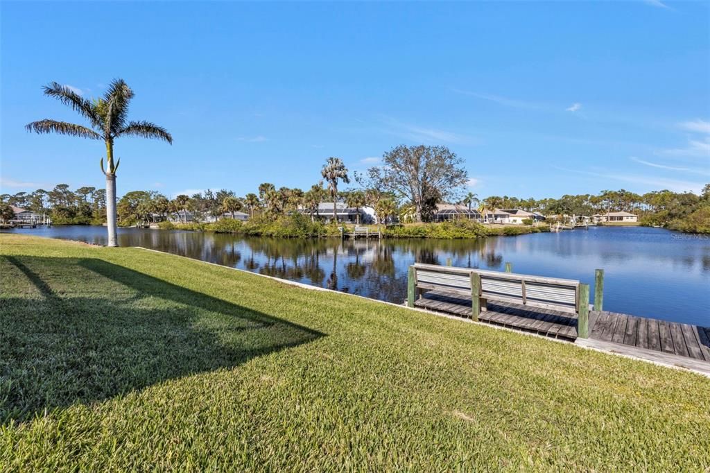 Sit on the dock and fish or just enjoy the view!