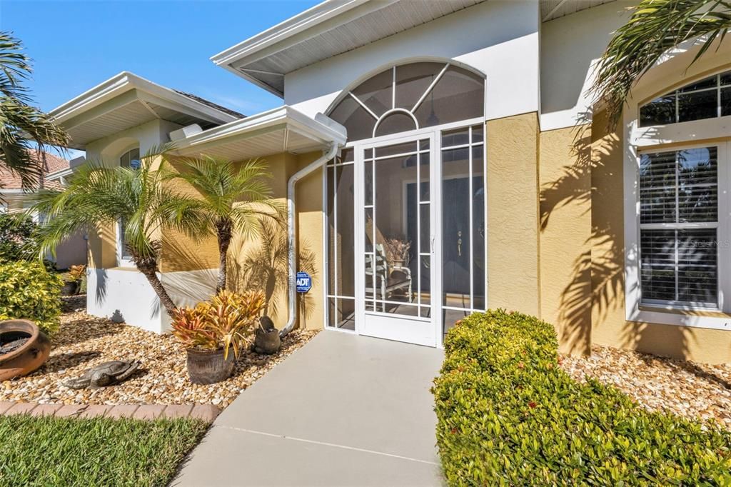 Front entry is screened in so you can have your front doors open on nice breezy days!