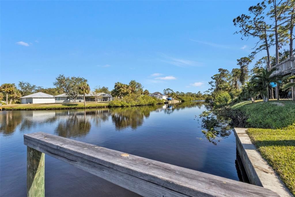 March waterway view with one bridge to open waters!