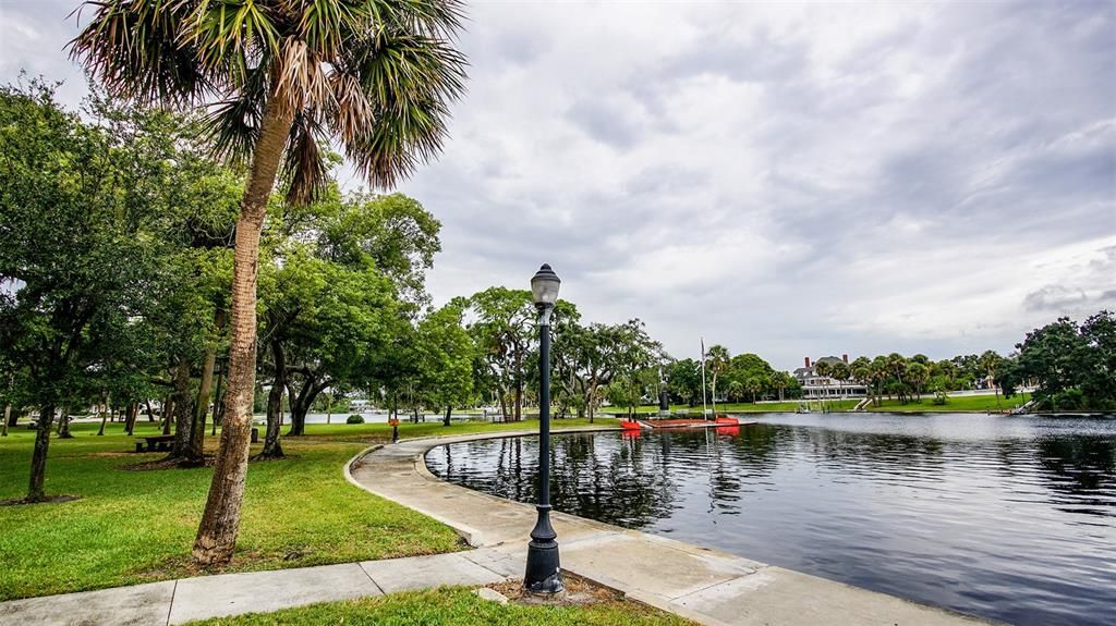 You can frequently see manatee in the Bayou during colder months. The prestige Tarpon Springs Fine Art Fair is hosted annually around the Bayou