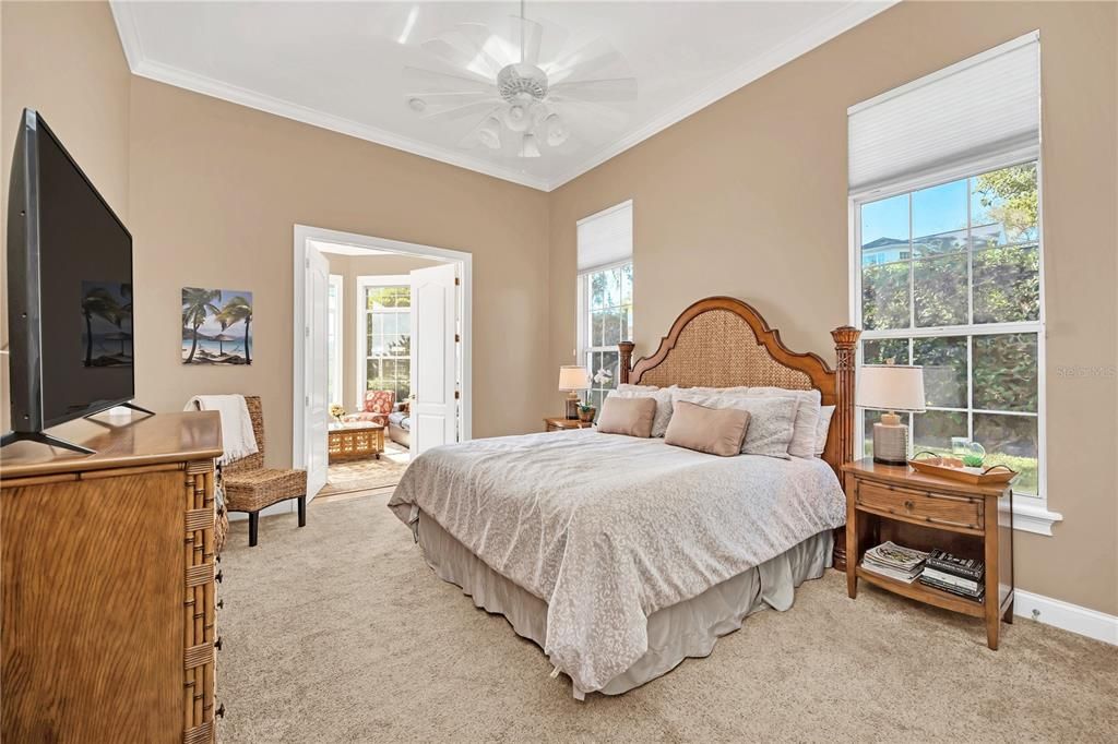 Main Level Guest Bedroom with En Suite Bath