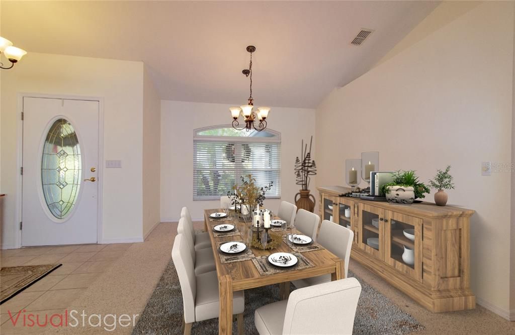 Dining Room - Virtually Staged