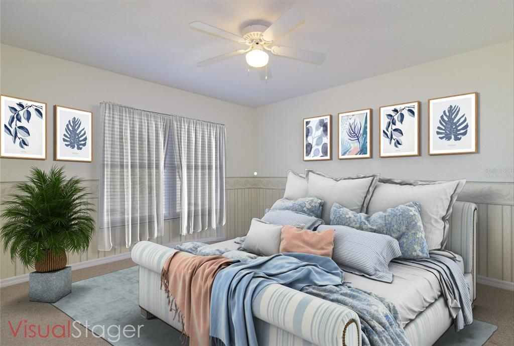 Guest Bedroom - Virtually Staged