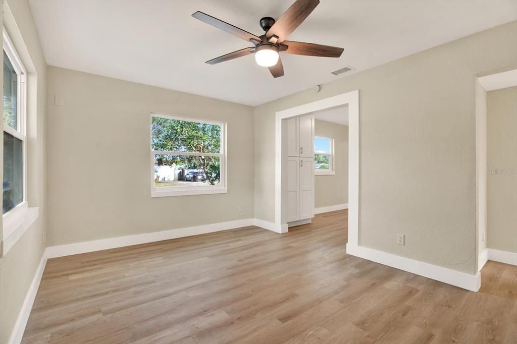 Open floor plan living room