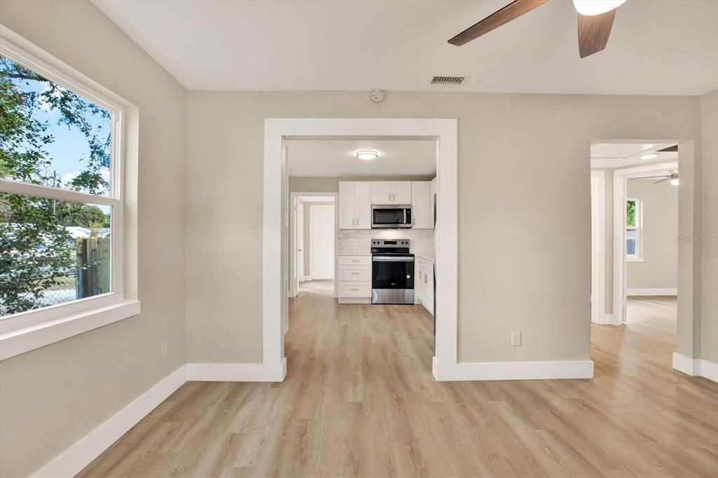 Living room & kitchen