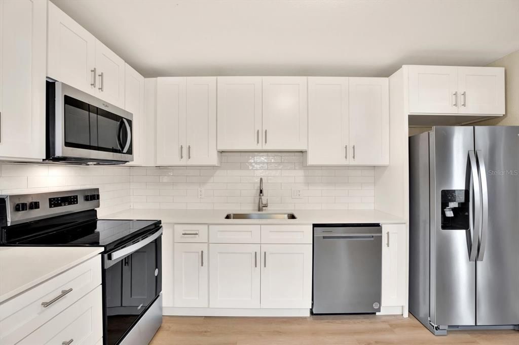 Remodeled kitchen