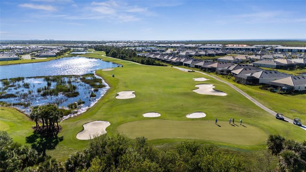 Arial View Golf Course