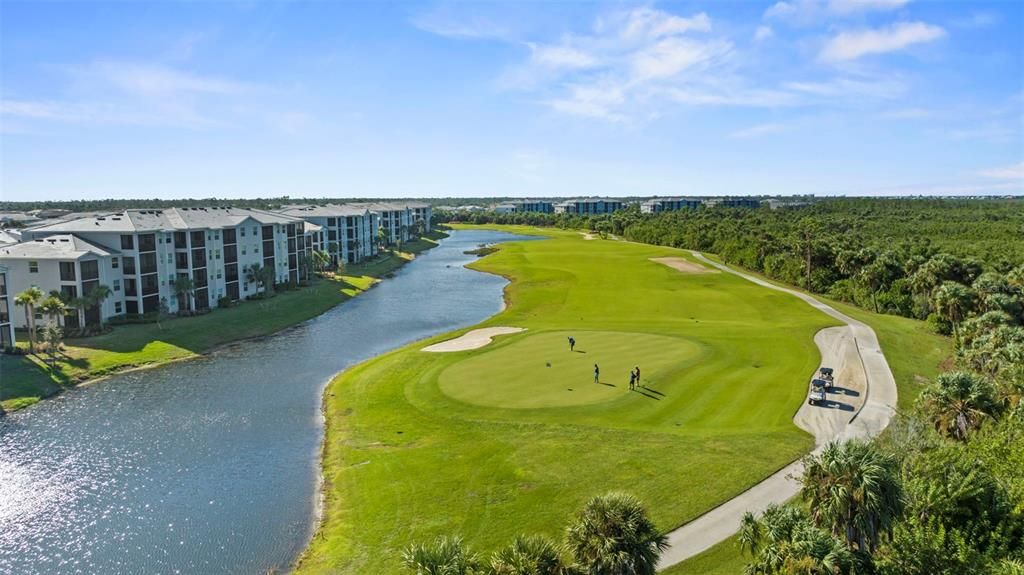 Arial View Golf Course