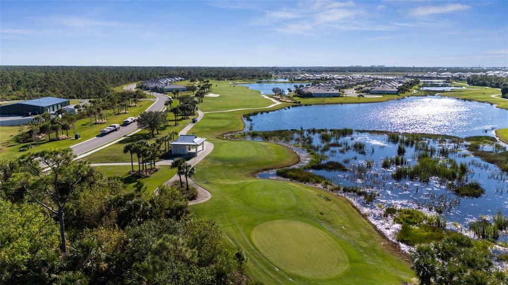 Arial View Golf Course