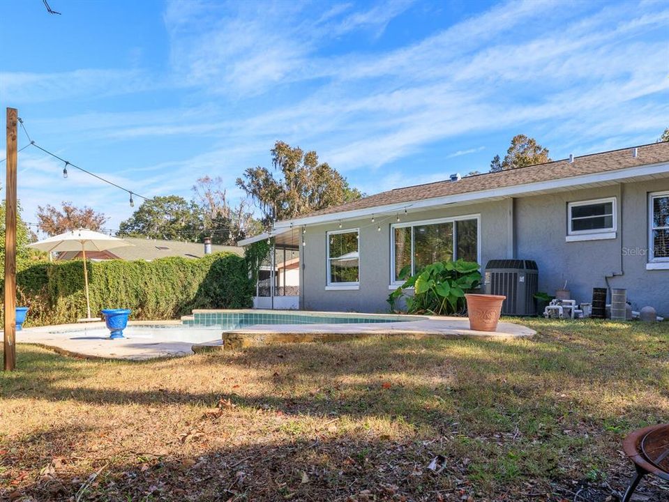 Backyard & Inground Pool