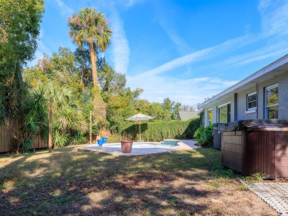 Backyard & Inground Pool