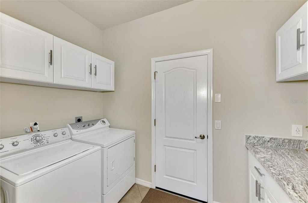 separate laundry room