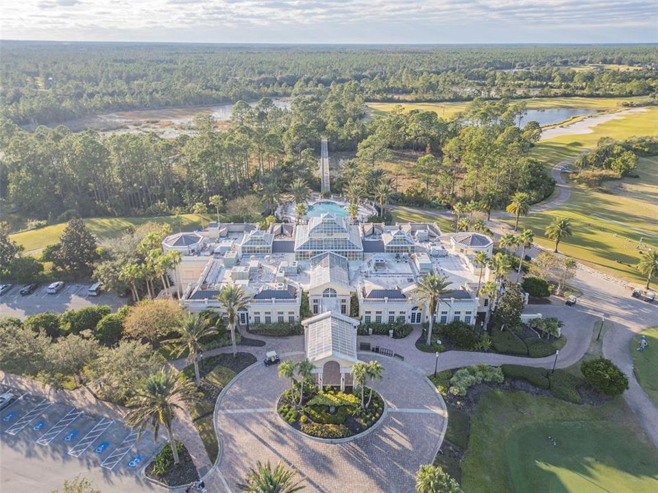 Aerial View of Clubhouse