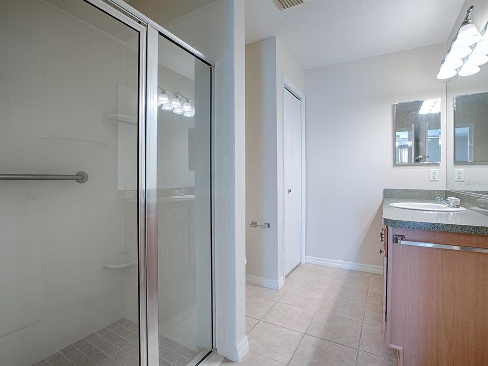 SPACIOUS WALK-IN SHOWER