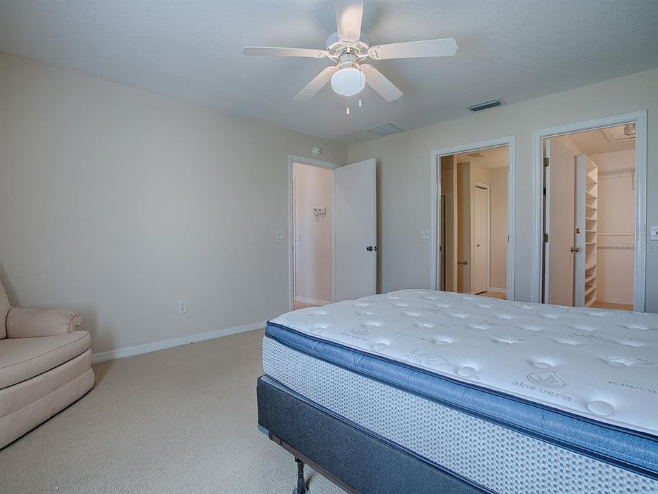 VIEW TOWARDS THE WALK-IN CLOSET AND MASTER BATH