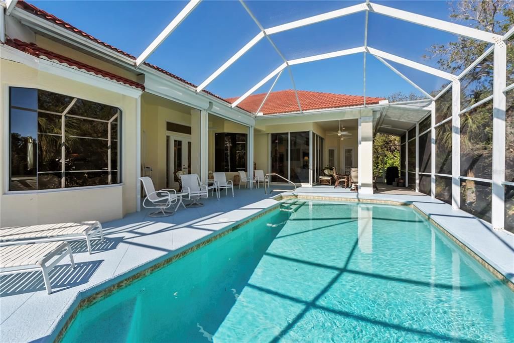 Heated Pool Overlooking Water and Mangroves