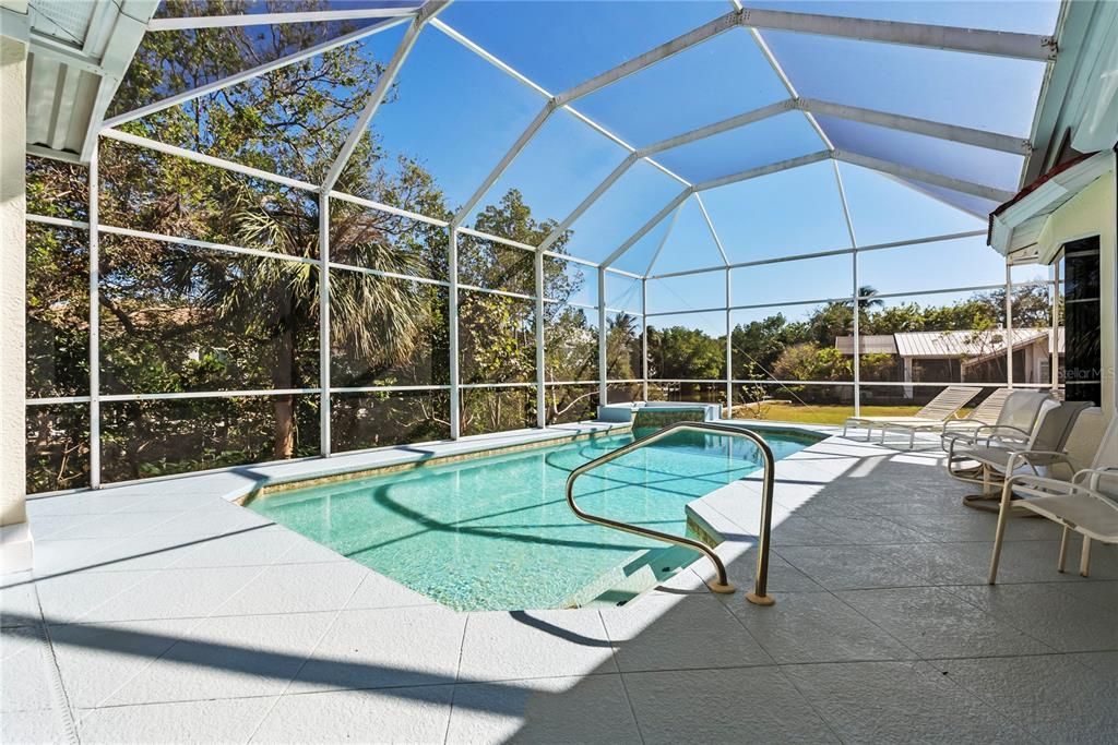 Heated Pool Overlooking Water and Mangroves