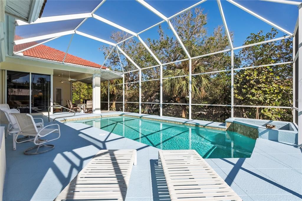 Heated Pool Overlooking Water and Mangroves