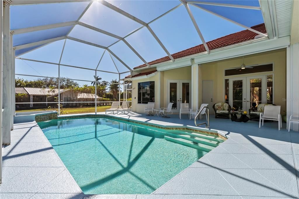 Heated Pool Overlooking Water and Mangroves