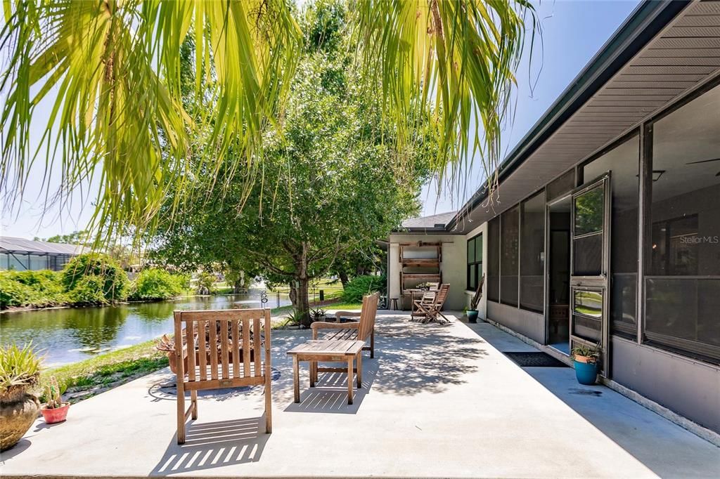 Large Cement Patio