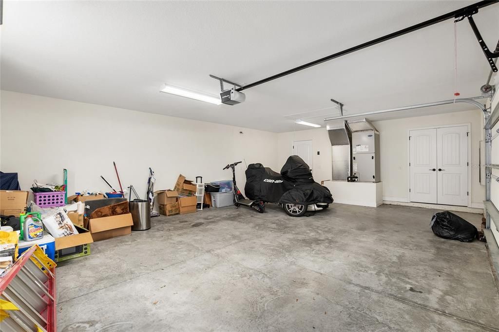 2 car attached garage