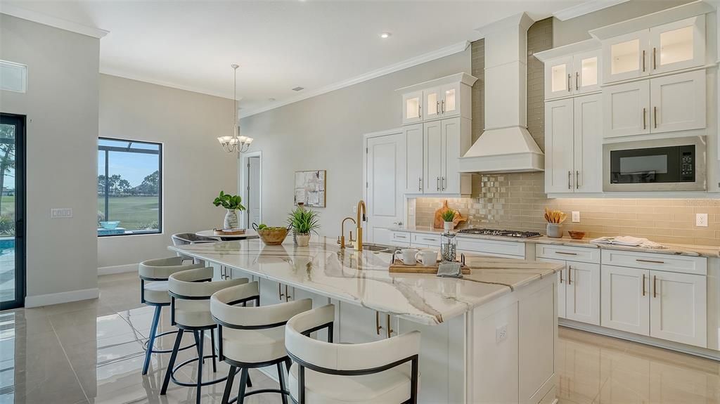 Kitchen island and dinette